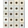 Image 2 : Sheet Of 20 Canadian Pennies 1948-1956