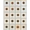 Image 2 : Sheet Of 20 Canadian Pennies 1957-1965