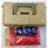 Image 1 : Tacklebox with Lures, Battery Warmer & Snow in a Can