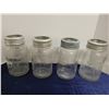Image 4 : 4 Jewel jars - quart size