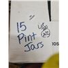 Image 5 : 25 pint jars (2 boxes)