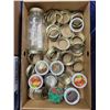Image 5 : glass tops, rubbers, pint lids, rings, jars, canning insert,