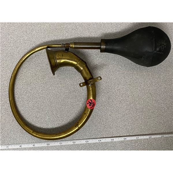 Vintage brass horn