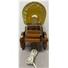 Image 3 : Electric wagon lamp (wood) - works