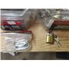 Image 2 : lot of quick links, small brass padlocks