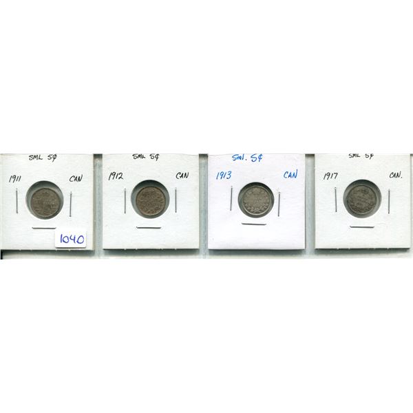 1911, 1912, 1913, 1917 5 CENTS