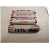 Image 1 : 4 ROLLS PENNIES 1974, 3-UNKNOWN
