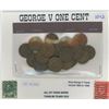 Image 1 : 25 George V One Cent Coins Issued 1920 1936