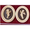 Image 1 : 2 Cherub Chalkware Plaques