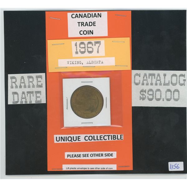 1967 Viking Alberta Trade Coin