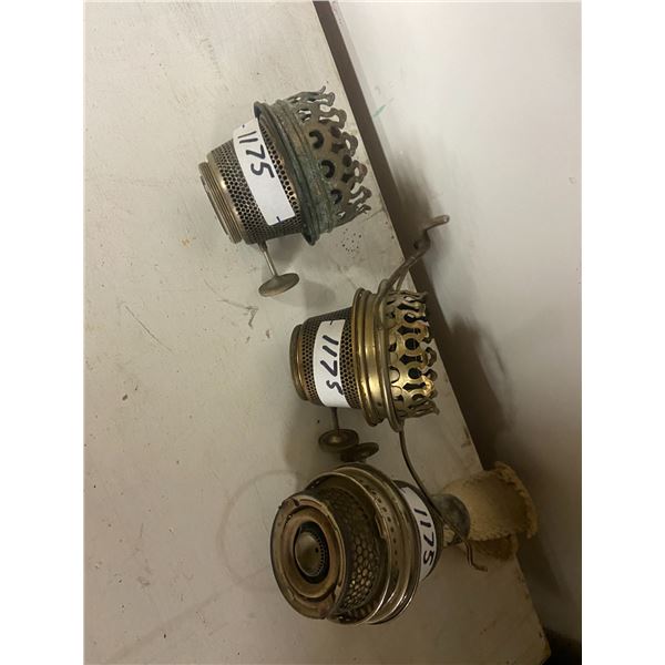 3 Aladdin burners 2 #6, 1 #12 good condition