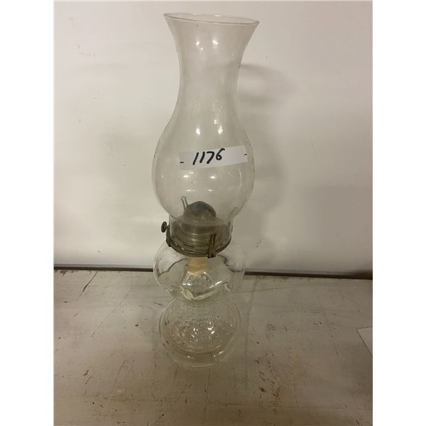 coal oil lamp & chimney