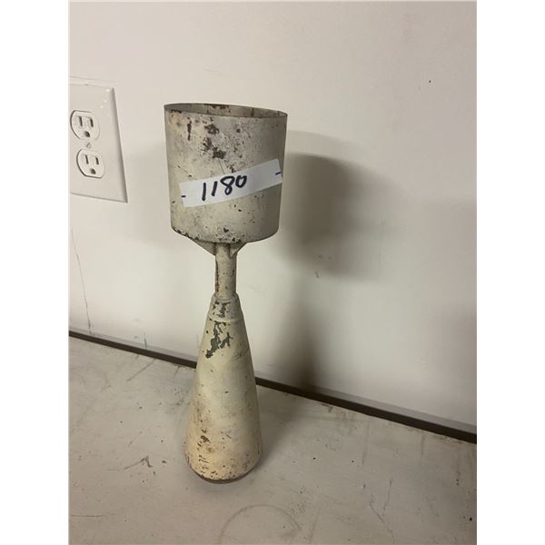 war shell décor 12" tall