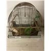 Image 1 : vintage metal bird cage