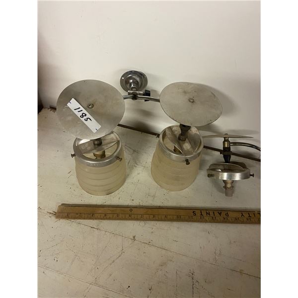 gas double lantern original shades Veritar plus extra parts