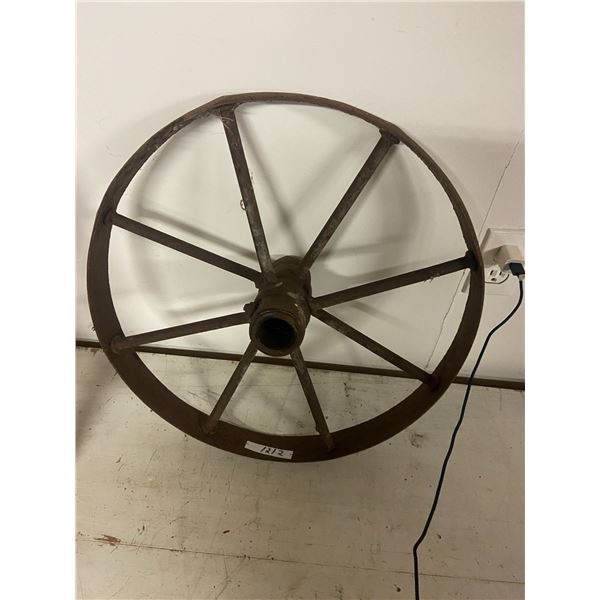 19" steel spoked wheel