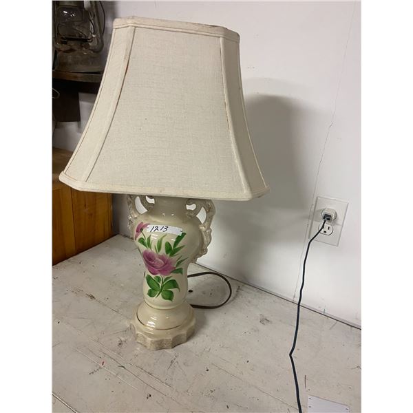 1970's living room lamp 24" tall
