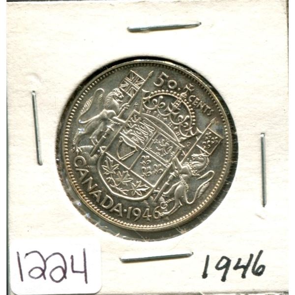 1946 Canada 50¢ fifty cents