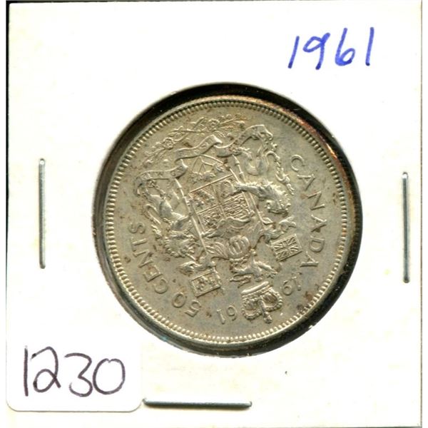 1961 Canada 50¢ fifty cents