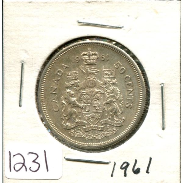 1961 Canada 50¢ fifty cents