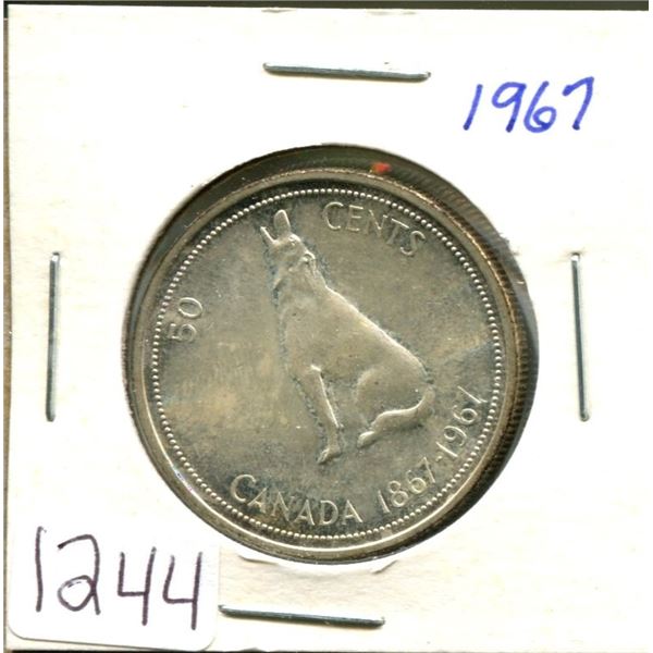 1967 Canada 50¢ fifty cents