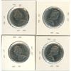 Image 2 : 4 Canada 50¢ fifty cent coins - 1969, 1971, 1972, 1973