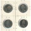 Image 2 : (4) Canadian 50 Cent Coins 1969-1974