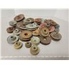 Image 1 : large lot of clothsline pulleys assorted sizes