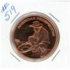 Image 2 : Copper .999 Fine USA American Prospector Coin
