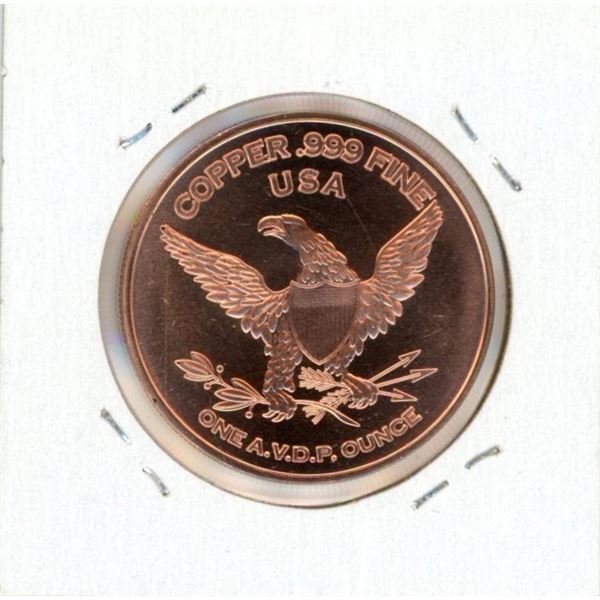 Copper .999 Fine USA Don’t Tread On Me Coin