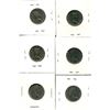 Image 2 : (6) Canadian Nickels 1960-1977