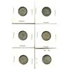 Image 2 : (6) Canadian Dimes 1958 + 1965