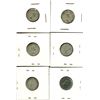 Image 2 : (6) Canadian Dimes 1959-1970