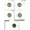 Image 1 : (5) Canadian Dimes 1963-1970