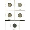 Image 2 : (5) Canadian Dimes 1963-1970