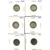 Image 1 : (6) Canadian Dimes 1963-1971