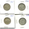 Image 1 : (4) Canadian Quarters 1965-1968