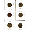 Image 2 : (6) Canadian Pennies 1940-1946