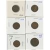 Image 1 : (6) Canadian Pennies 1917-1940