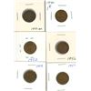 Image 1 : (6) Canadian Pennies 1947-1958