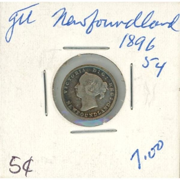 1896 Newfoundland Nickel