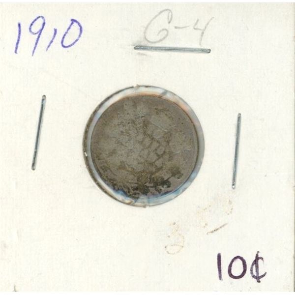 1910 Canadian Dime
