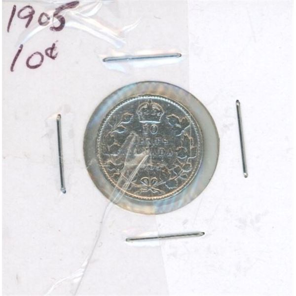 1905 Canadian Dime