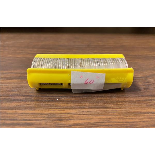 Roll Of 1960s Canadian Dimes