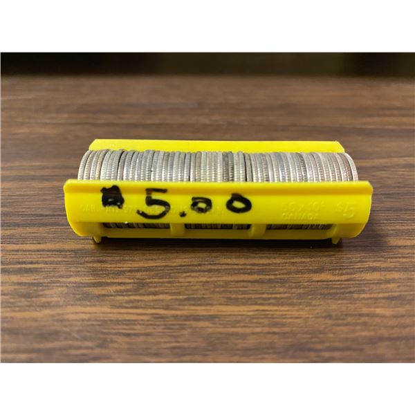 Roll Of 1960s Canadian Dimes