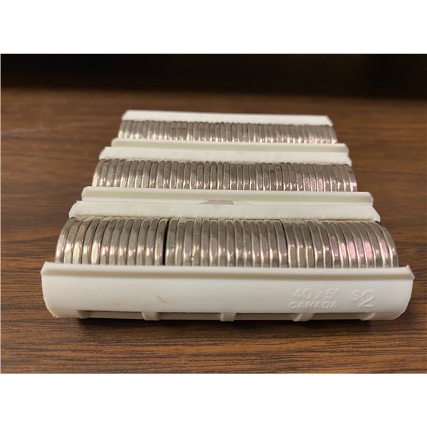 (3) Rolls Of Canadian Nickels (1960s)