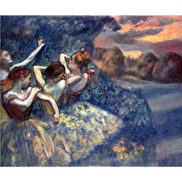 Edgar Degas - Four Dancers