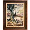Image 2 : Framed T. Harvey Oil On Canvas, Dark Tree