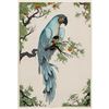 Image 1 : Framed Dan Mitra Color Engraving, Blue Parrot, Signed