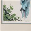 Image 4 : Framed Dan Mitra Color Engraving, Blue Parrot, Signed